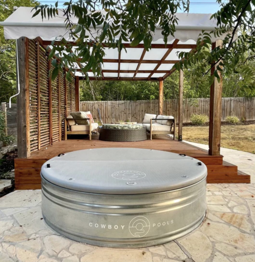 Cowboy Pool with cover