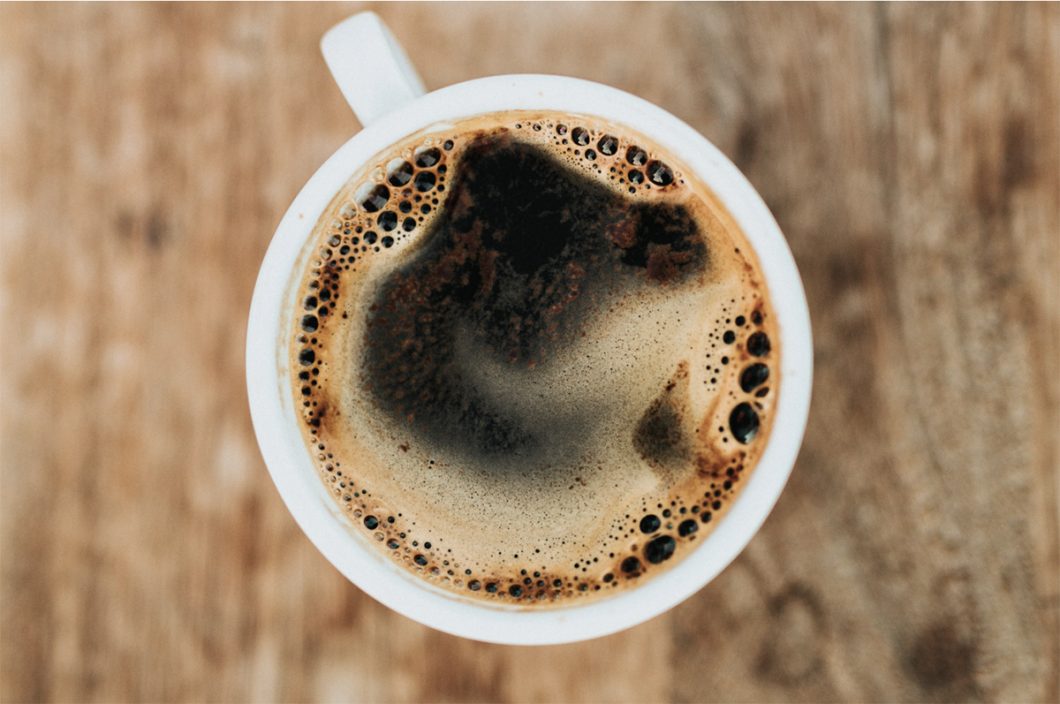 Cup of instant coffee
