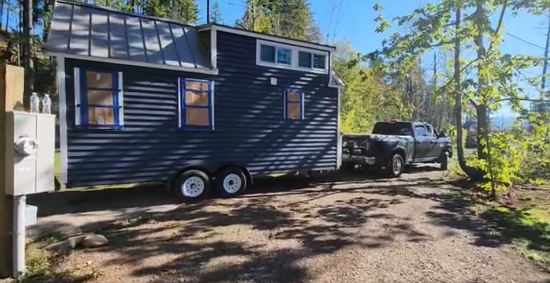completed tiny house