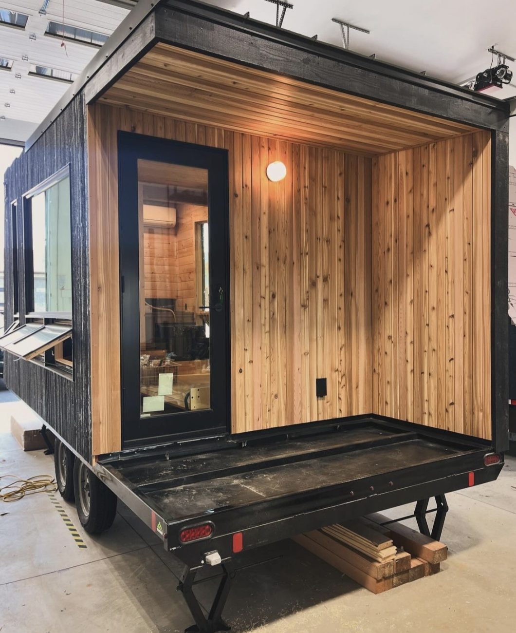 Mic Camp Cabin entry and porch