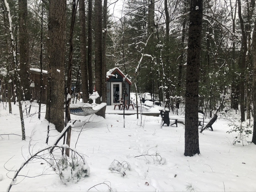 tiny house in the snow 2