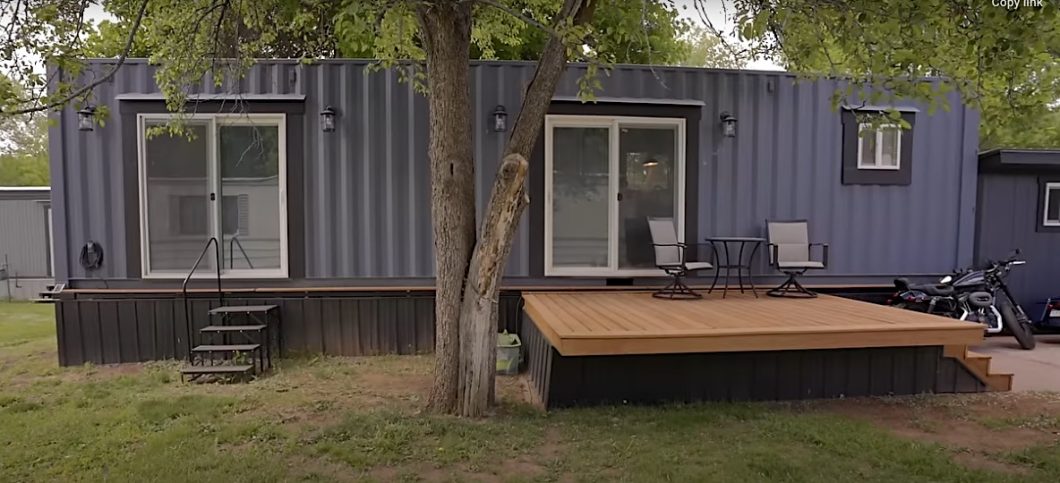tiny house and porch