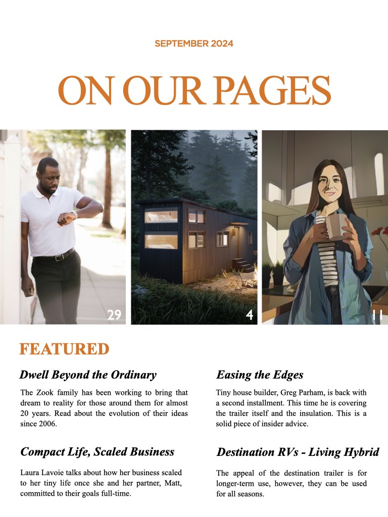 Tiny House Magazine Issue 141 index