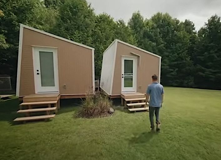 Firefighters tiny house