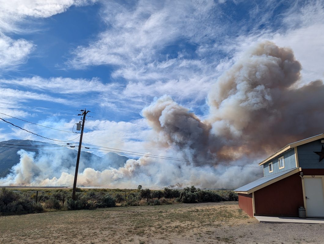 Wildfire in the backyard