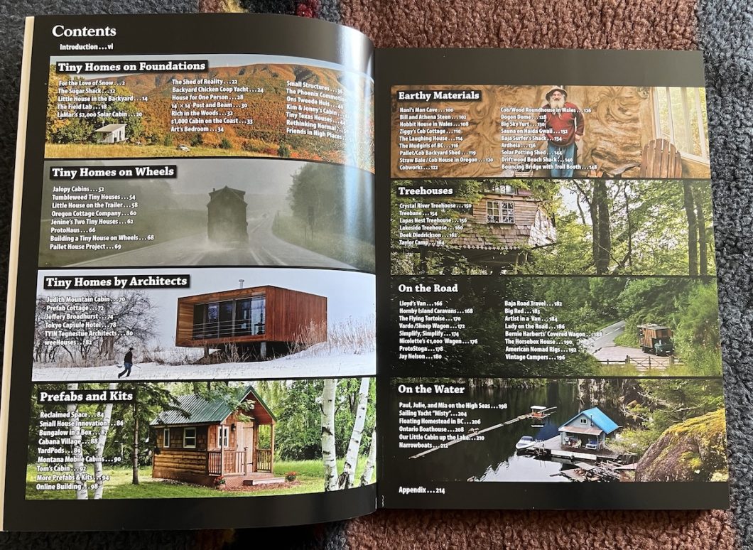 Tiny Homes Simple Shelter index page