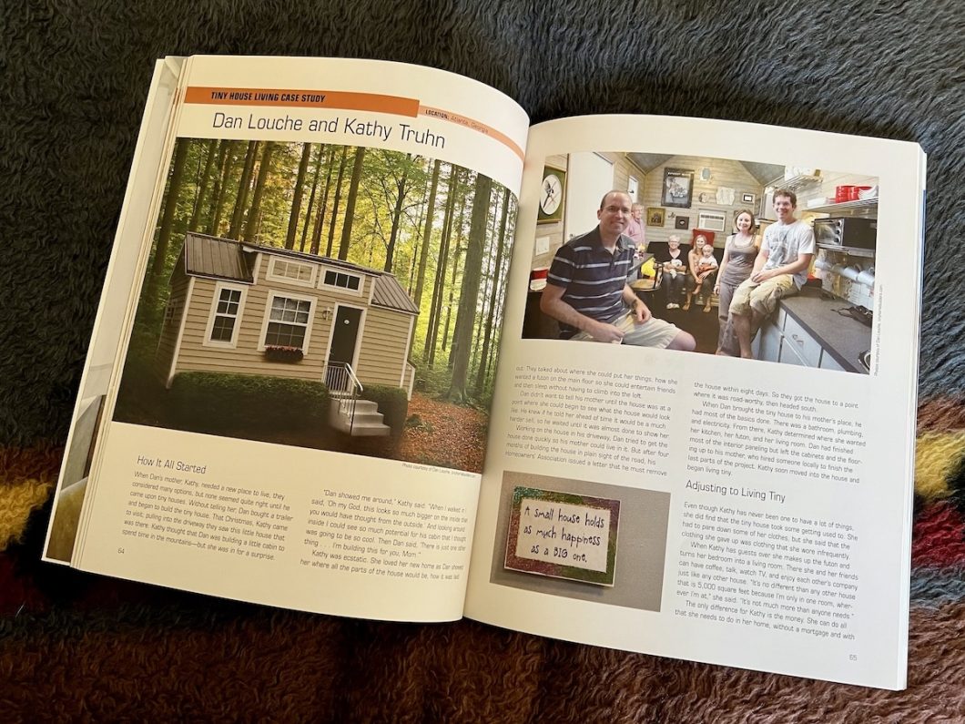 interior pages of Tiny House Living