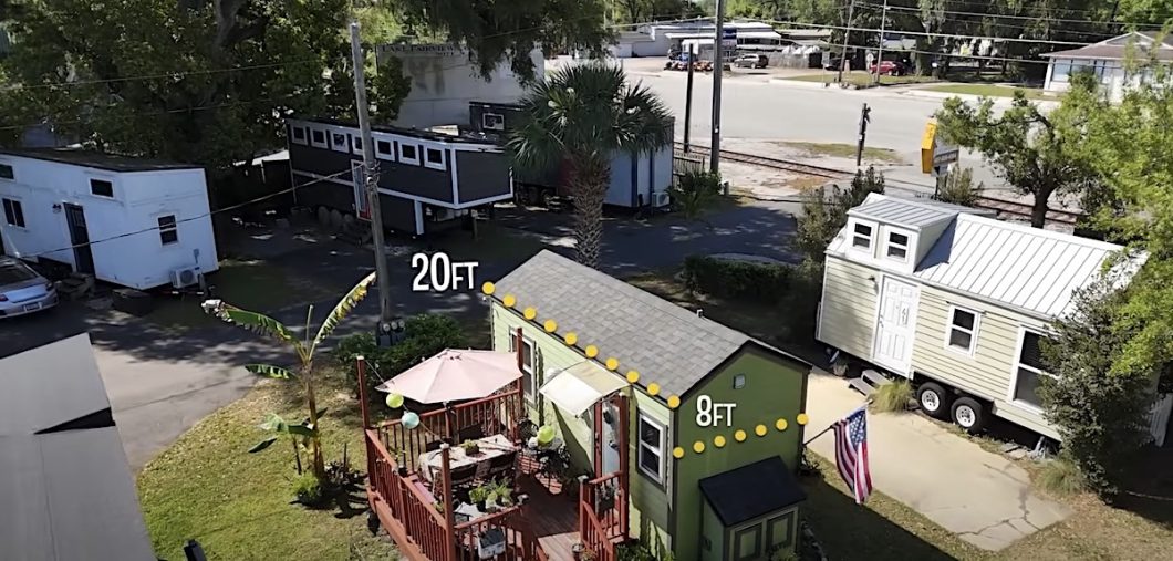 eight feet by 20 feet tiny house