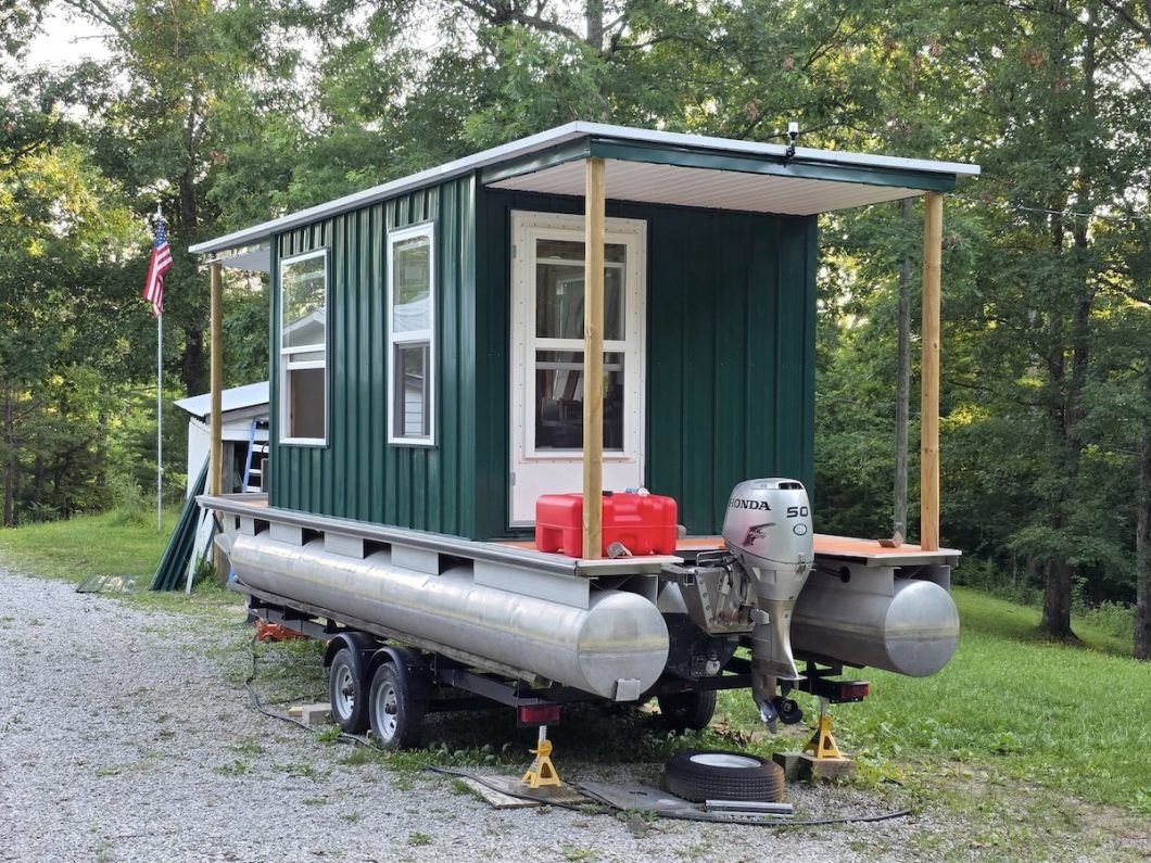 green shanty boat