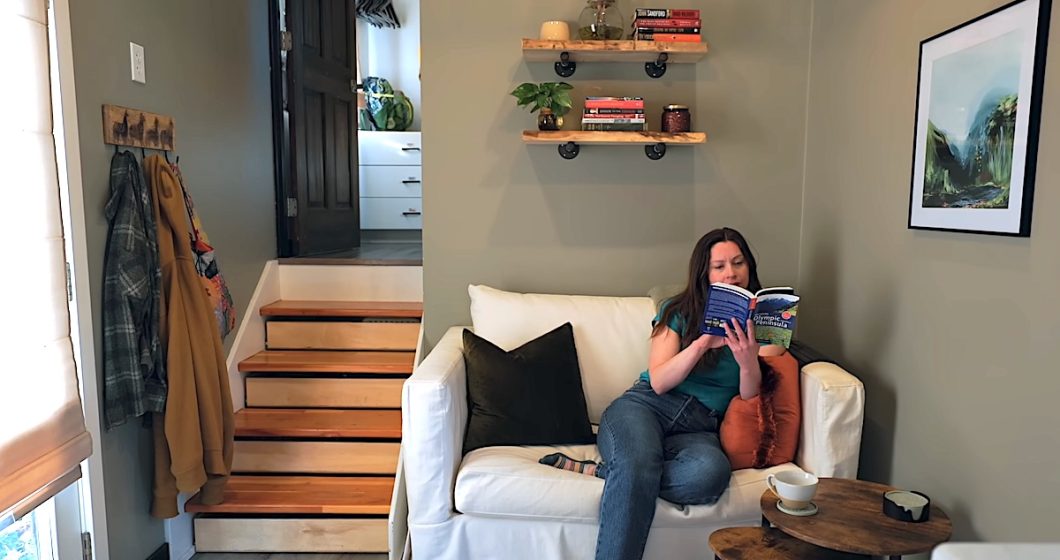 living room and storage