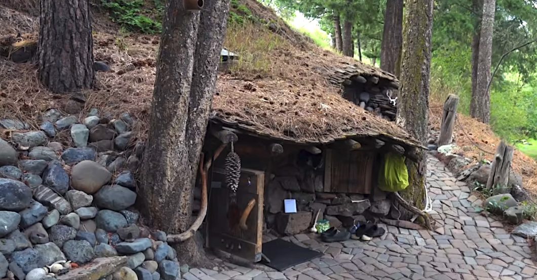 Dan's underground home