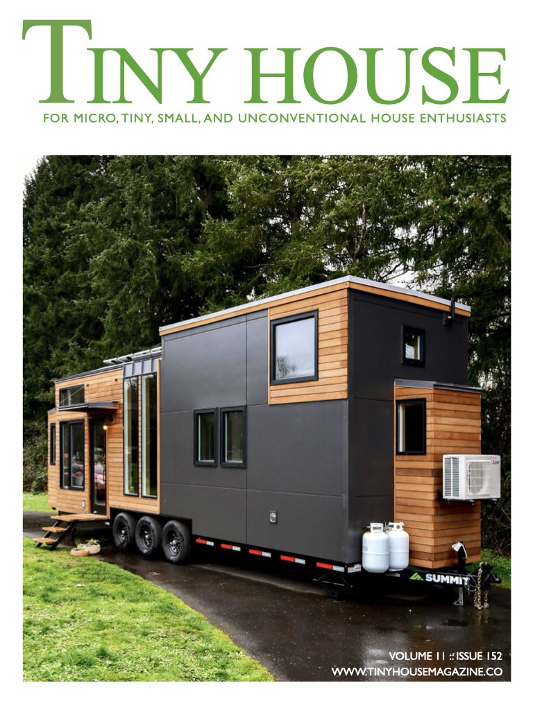 Tiny House Magazine cover for Issue 152