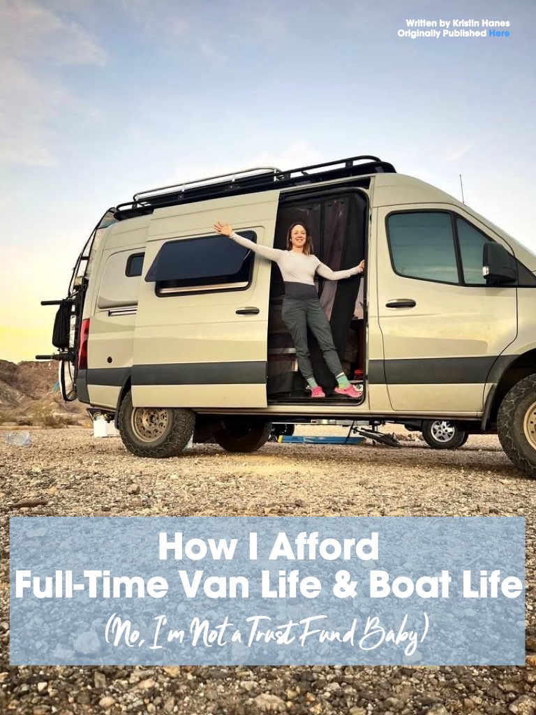 How I Afford Van Life article