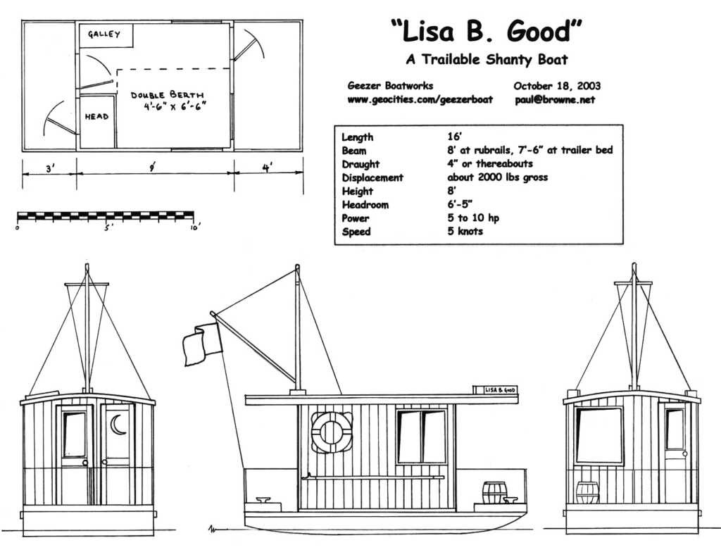 Shanty boat plans