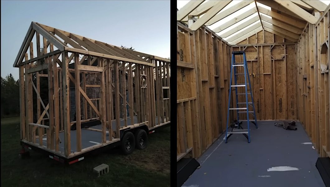 construction of the tiny house