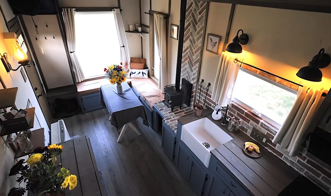inside tiny home