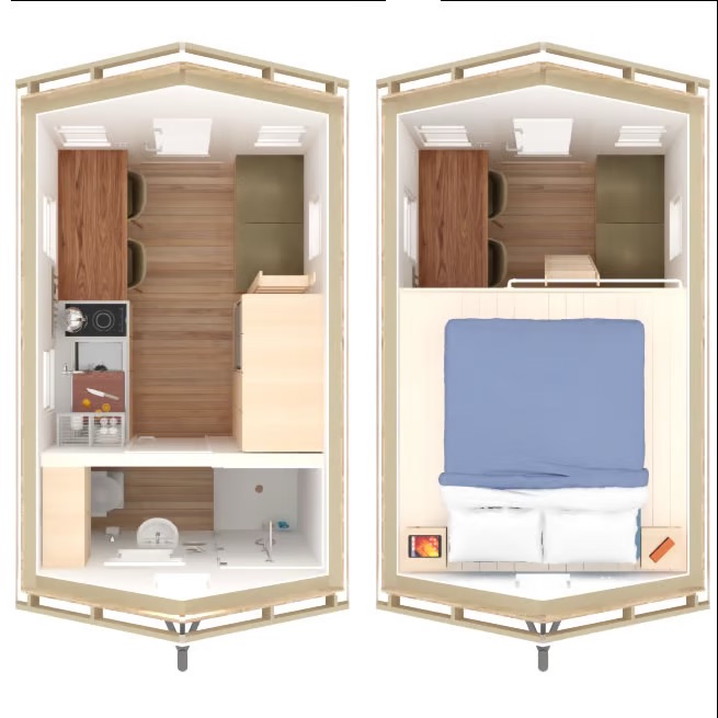Philo interior floor plan