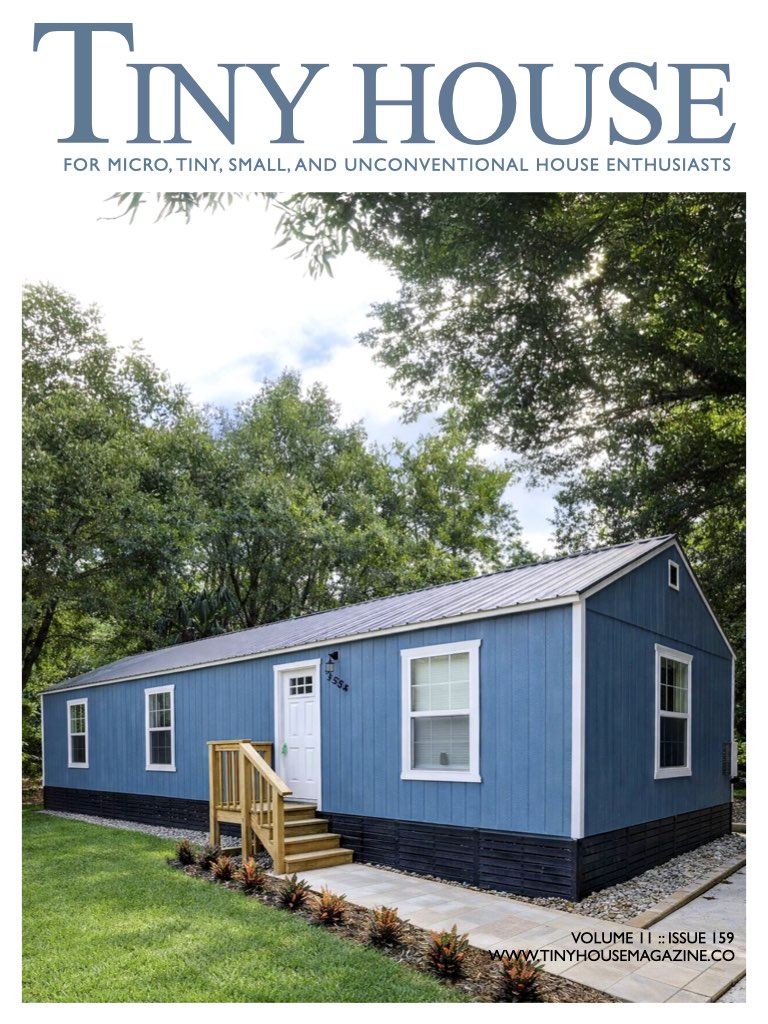 Tiny House MagazineIssue 159 Cover