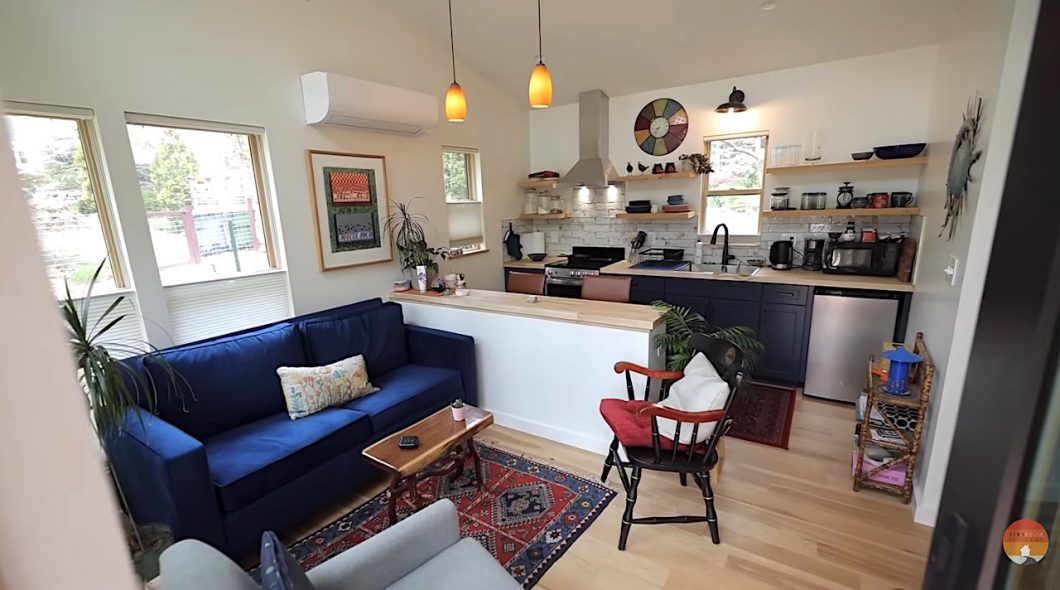 living room and kitchen of ADU