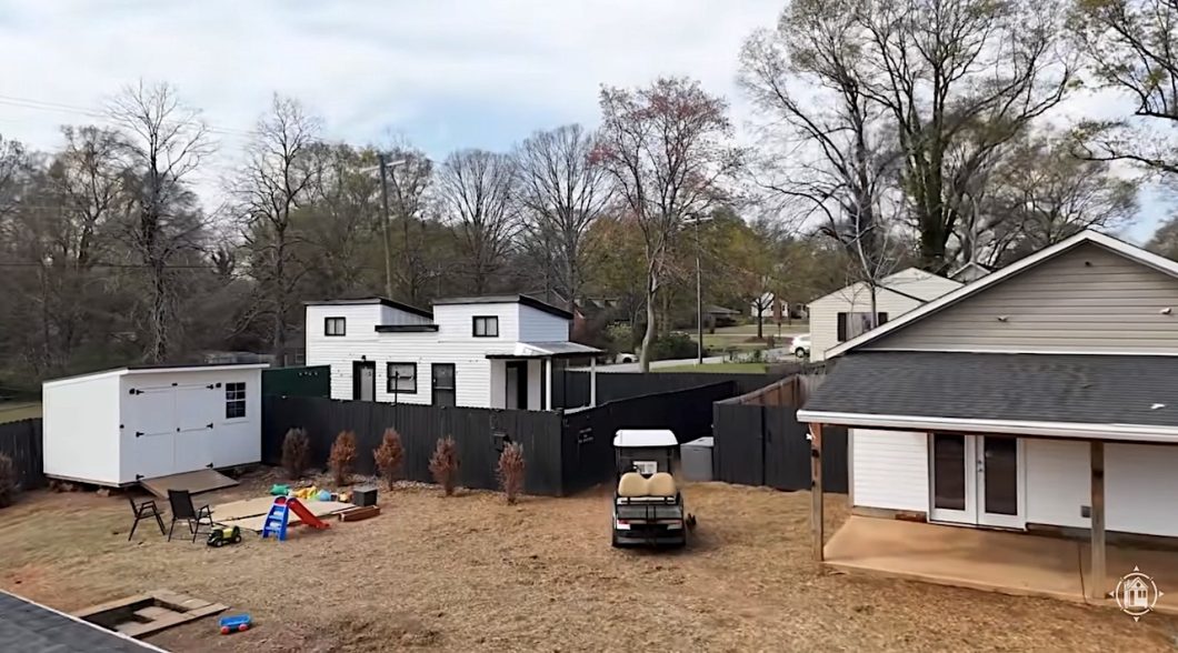 homestead with tiny house