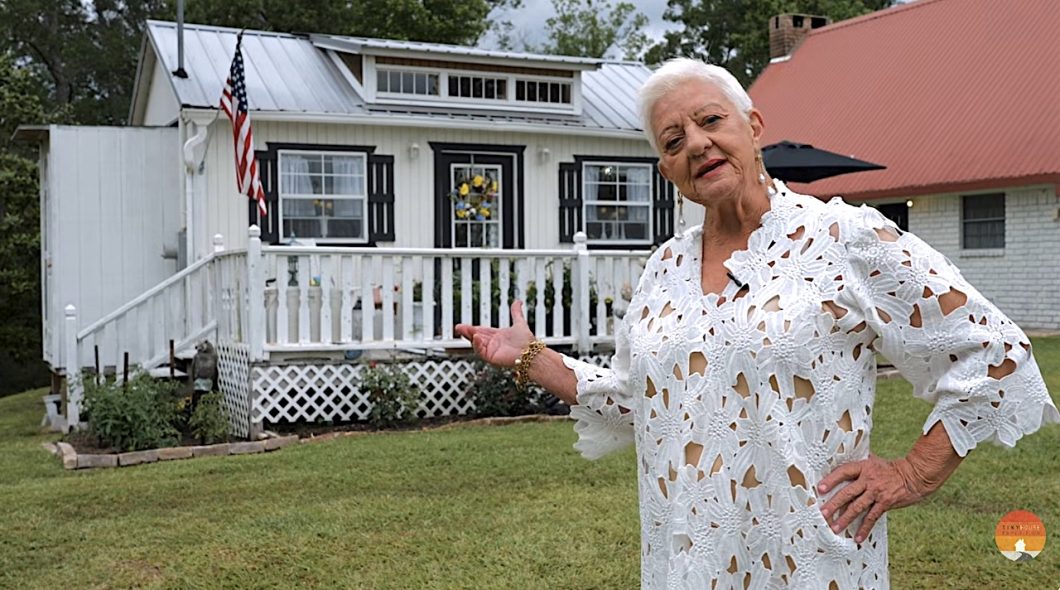 Grandma Judy's tiny shed home