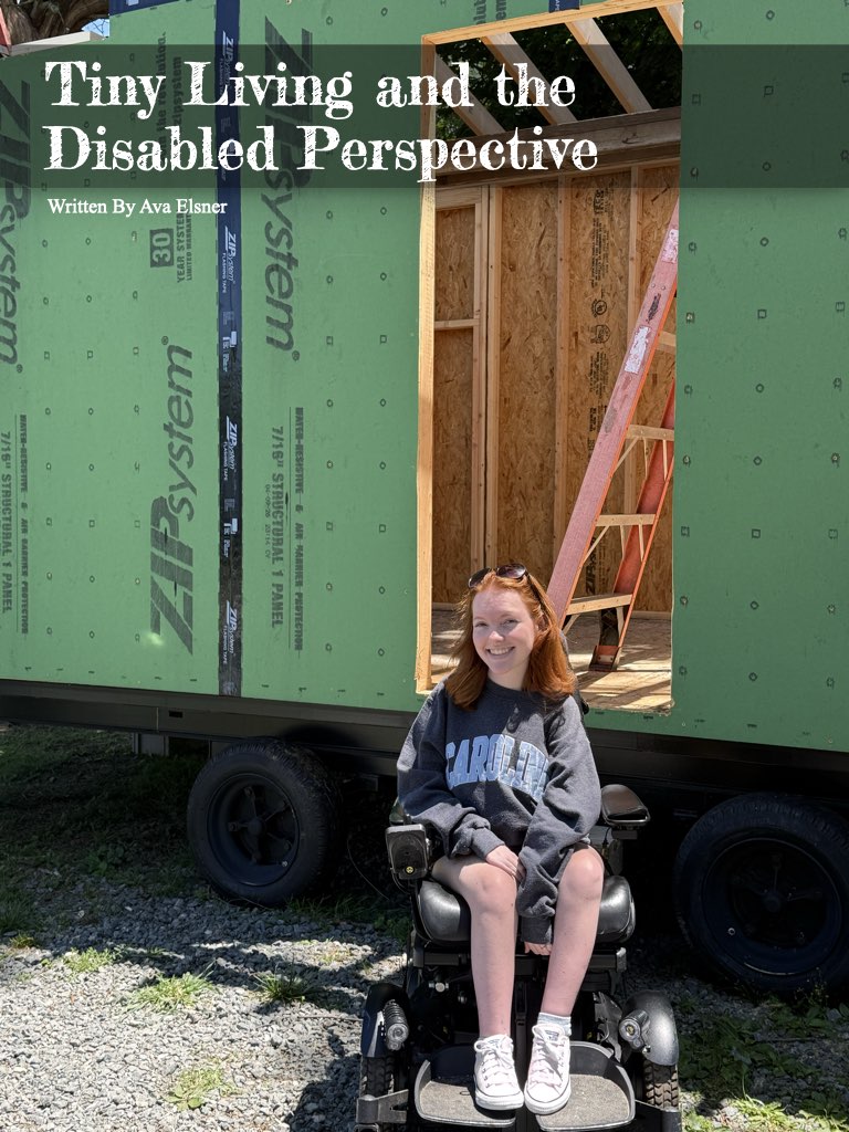 living with a wheel chair in a tiny house
