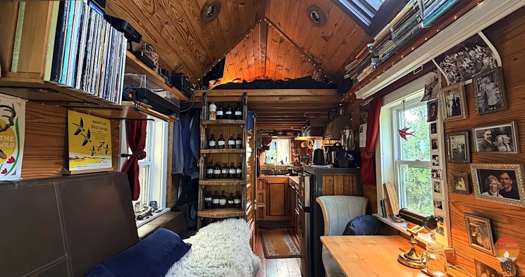 interior of tiny house
