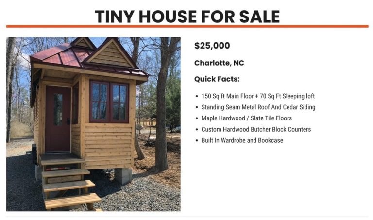 Ryan's tiny house for sale