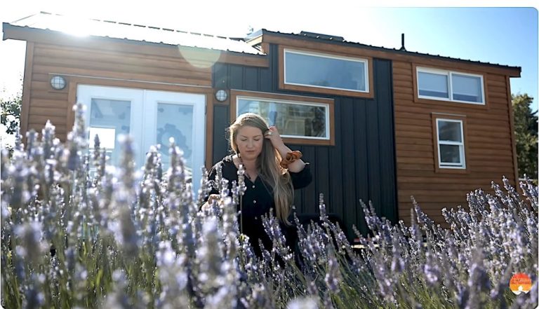 Alaska and her tiny house