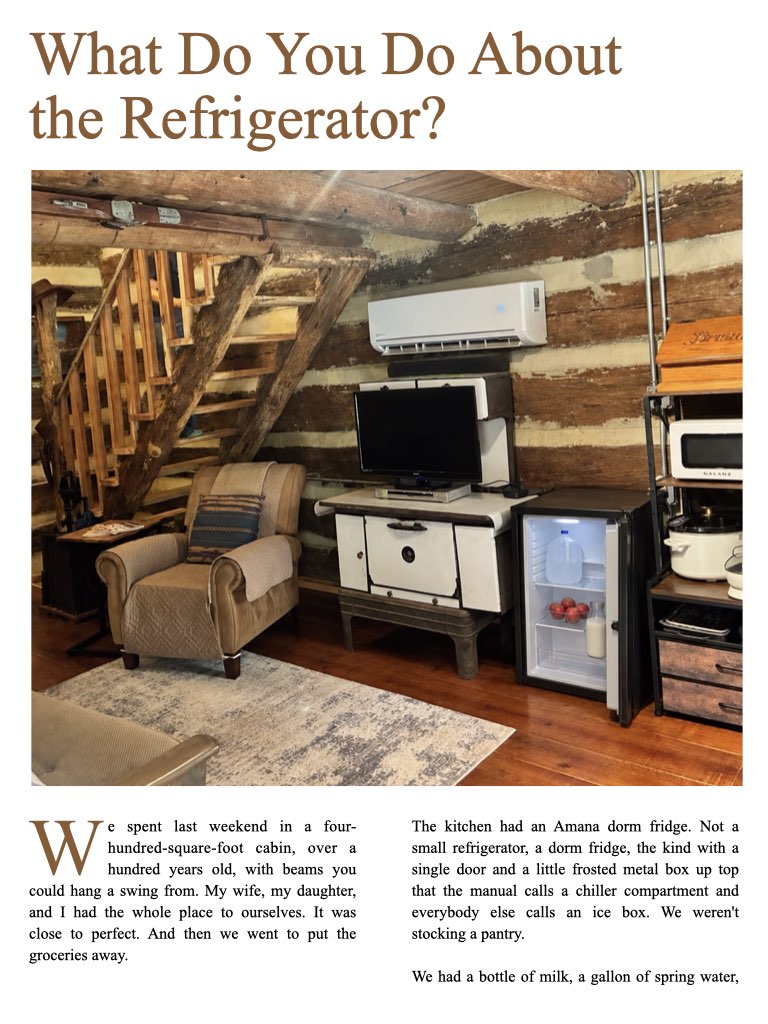 choosing a fridge for your tiny house